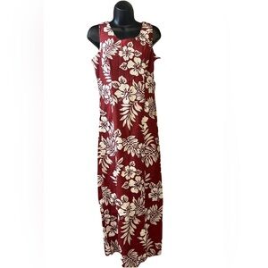 Y2K Hawaiian Print Maxi Dress 🌺🌺🌴